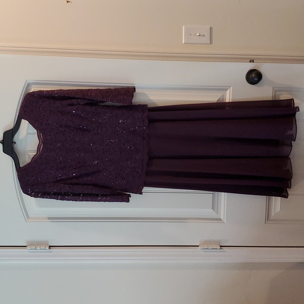 Tea-length Mother of the Bride Dress